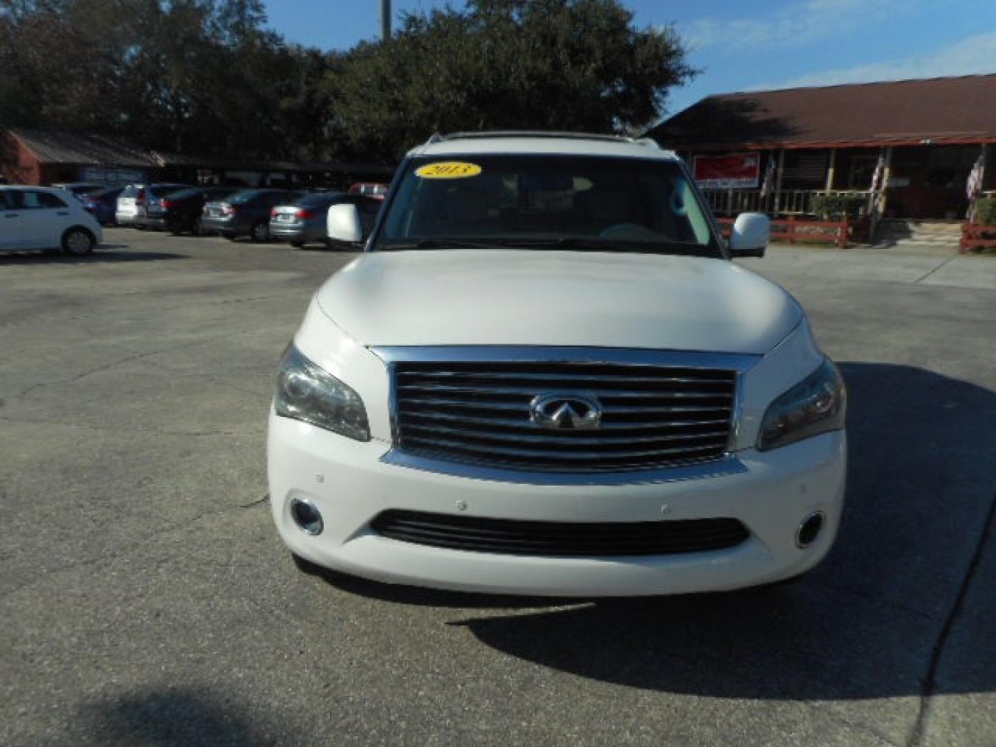 2013 WHITE INFINITI QX56 BASE (JN8AZ2NF0D9) , located at 1200 Cassat Avenue, Jacksonville, FL, 32205, (904) 695-1885, 30.302404, -81.731033 - Photo#0